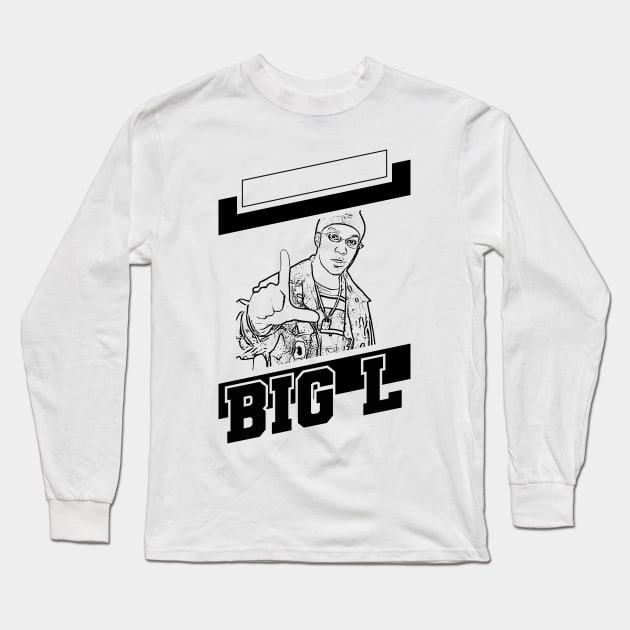 BIG L Long Sleeve T-Shirt by Degiab